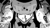 Mina wielding the Keraunos as seen in Kaiju No. 8 chapter 126 (Image credit: Shueisha)